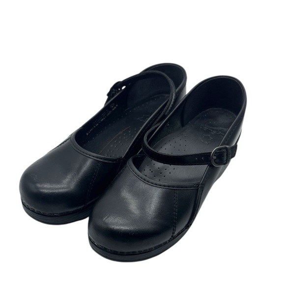 Dansko Marcelle Mary Jane Black Leather Size 39 - Picture 1 of 13